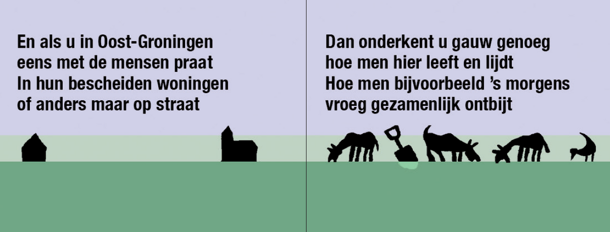 Inkijkpagina uit Drs. P – Oost-Groningen, met tekst en originele illustraties – MatchBoox productafbeelding 3
