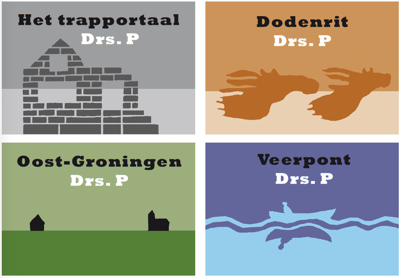 Overzicht van Drs. P Serie met MatchBoox-miniatuurboeken – MatchBoox productafbeelding