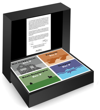 Drs. P Serie in een luxe zwarte MatchBoox-cassette