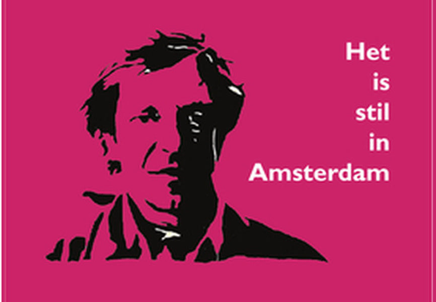 Omslag van Edith Brouwer illustraties – Het is stil in Amsterdam, handgemaakt MatchBoox-miniatuurboek – MatchBoox productafbeelding