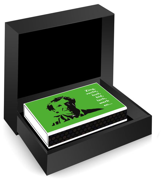 Edith Brouwer illustraties – Zing, vecht, huil, bid, lach, werk en bewonder in de luxe MatchBoox-geschenkdoos – MatchBoox miniatuurboek