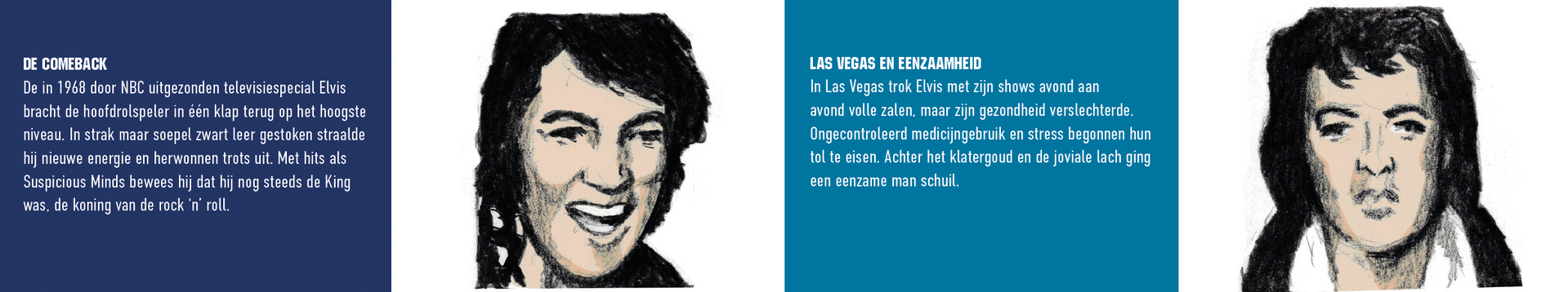 Inkijkpagina uit Elvis Presley – Rock 'n' Roll, met tekst en originele illustraties – MatchBoox productafbeelding 3
