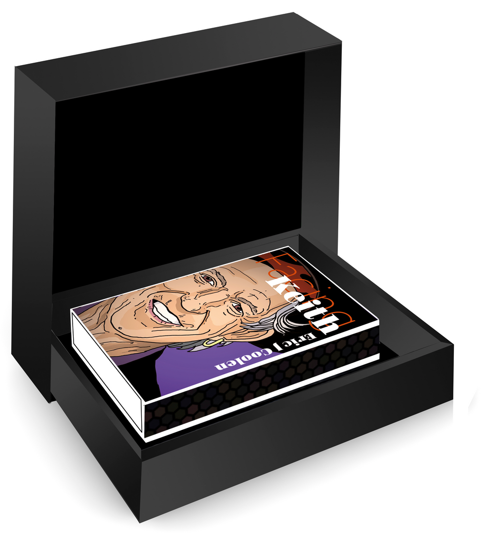 Keith Richards – The Rolling Stones in de luxe MatchBoox-geschenkdoos – MatchBoox productafbeelding