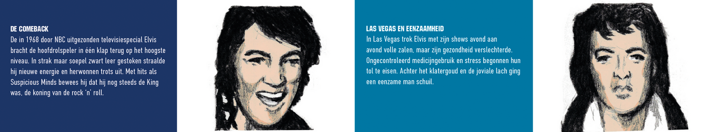 Inkijkpagina uit Rock 'n' Roll Serie, met tekst en originele illustraties – MatchBoox productafbeelding