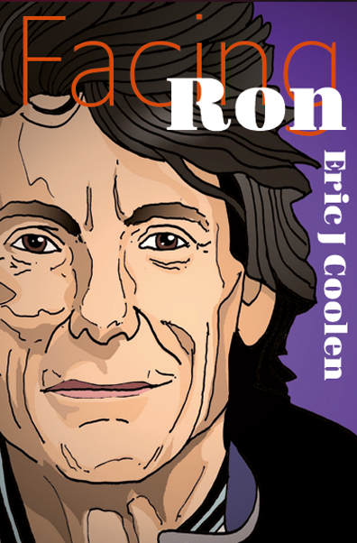 Omslag van Ron Wood – The Rolling Stones, handgemaakt MatchBoox-miniatuurboek – MatchBoox productafbeelding