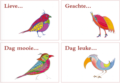 Overzicht van Fantastische Vogels Serie met MatchBoox-miniatuurboeken