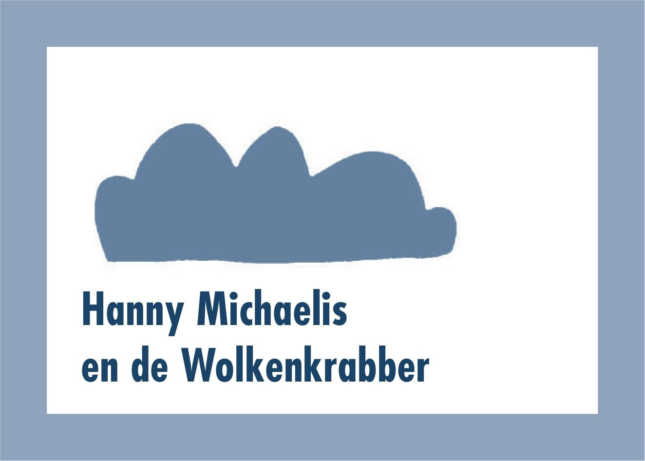 Omslag van Hanny Michaelis – De Wolkenkrabber Amsterdam, handgemaakt MatchBoox-miniatuurboek – MatchBoox productafbeelding 1