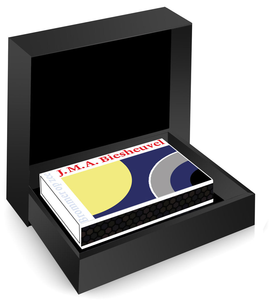 Herwolt van Doornen illustraties – Brommer op zee in de luxe MatchBoox-geschenkdoos – MatchBoox productafbeelding