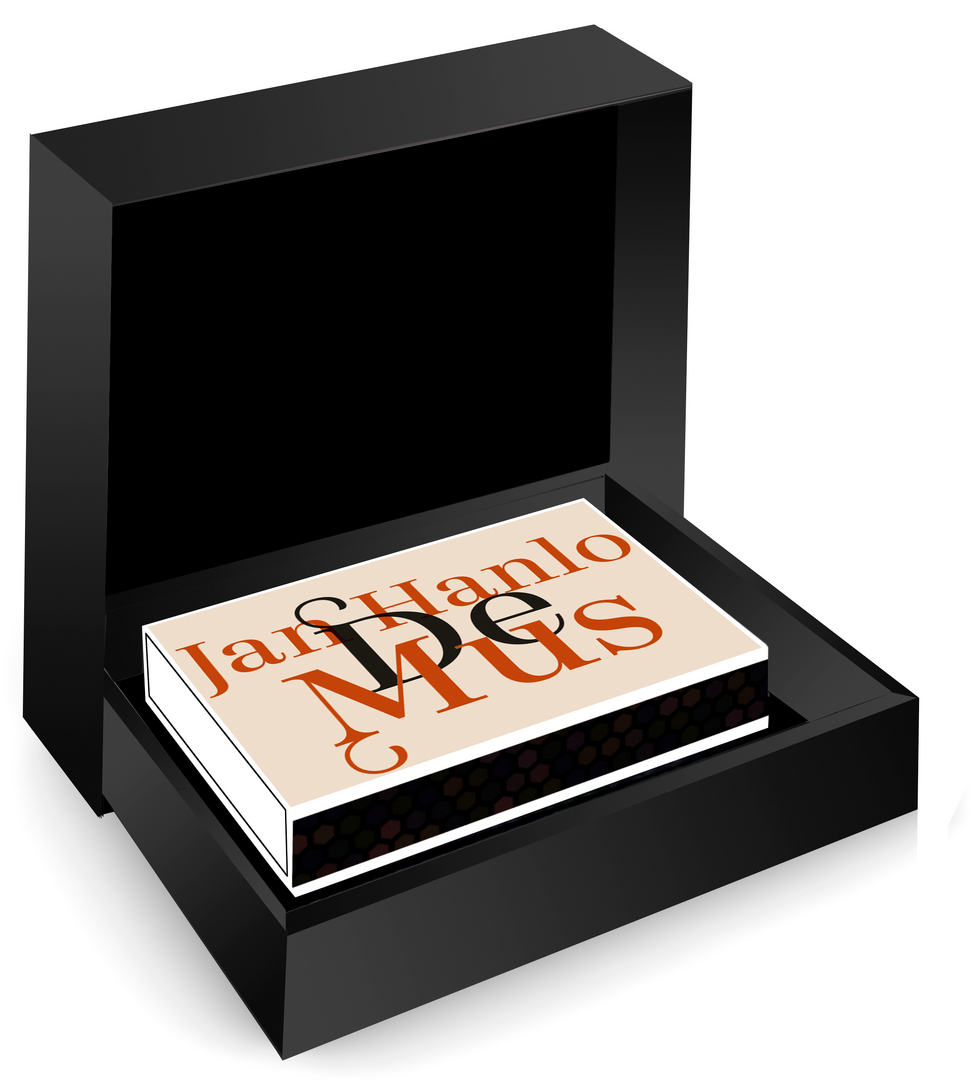 Huug Schipper typografie – Jan Hanlo Serie – MatchBoox productafbeelding