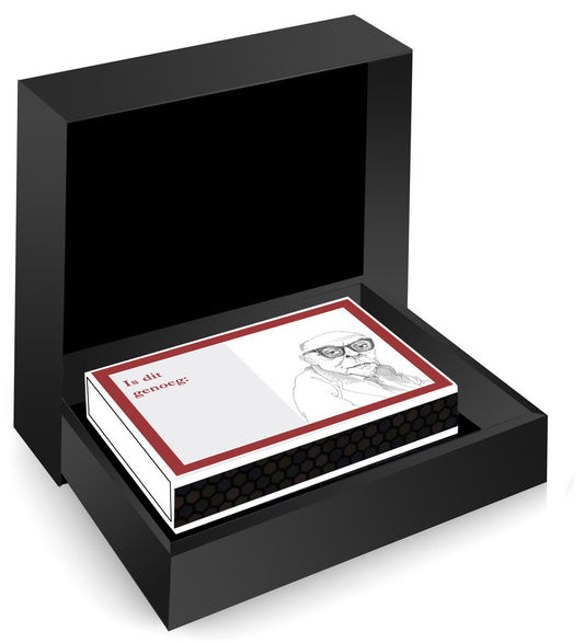 J.C. Bloem – Is dit genoeg: in de luxe MatchBoox-geschenkdoos – MatchBoox miniatuurboek