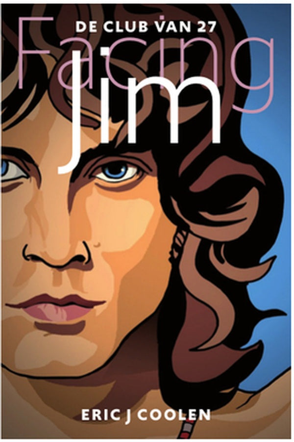 Cover van Jim Morrison uit De Club van 27, met een portret van Eric J. Coolen, uitvouwbaar miniatuurboek van MatchBoox. – MatchBoox productafbeelding 2