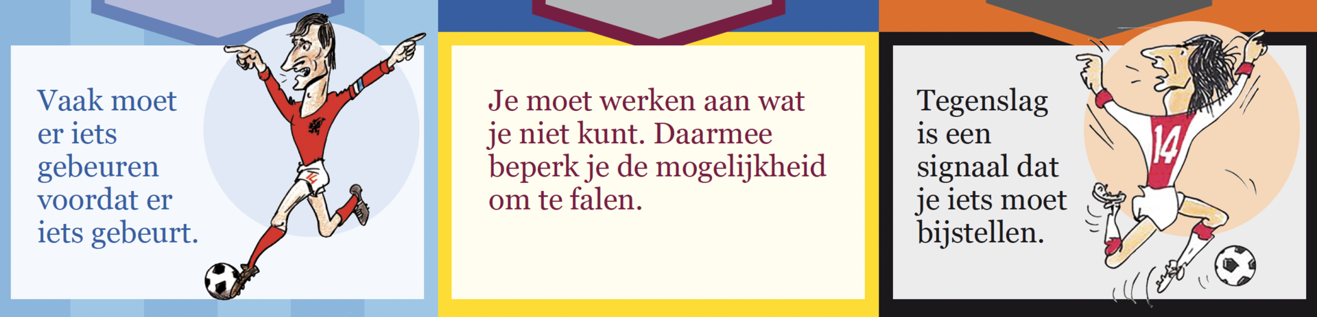 Inkijkpagina uit Dik Bruynesteyn | Johan Cruijff en Louis van Gaal Series, met tekst en originele illustraties (11) – MatchBoox productafbeelding 12