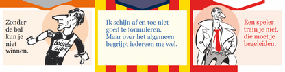Inkijkpagina uit Johan Cruijff Serie, met tekst en originele illustraties (2)