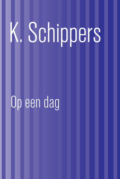 Omslag van K. Schippers – Op een dag, handgemaakt MatchBoox-miniatuurboek