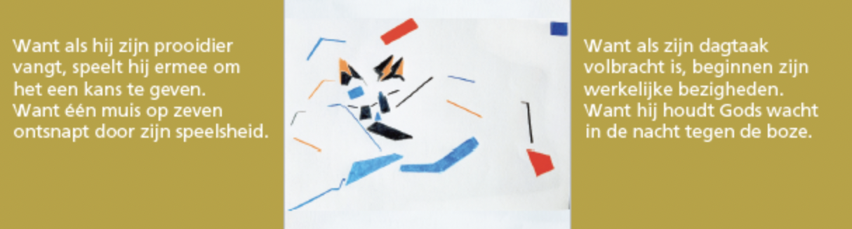 Inkijkpagina uit Katelijne Davids kunst – Smarts Katten Serie, met tekst en originele illustraties (2) – MatchBoox productafbeelding