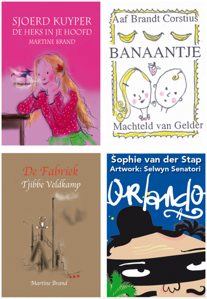 Overzicht van Kinderboeken Serie 1 met MatchBoox-miniatuurboeken