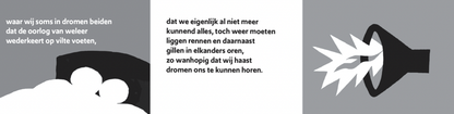Inkijkpagina uit Leo Vroman – Vrede, met tekst en originele illustraties (3)