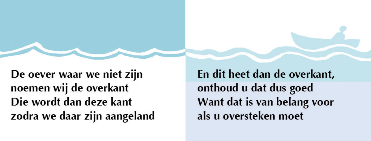Inkijkpagina uit Lies Kindt illustraties – Veerpont, met tekst en originele illustraties – MatchBoox productafbeelding 3