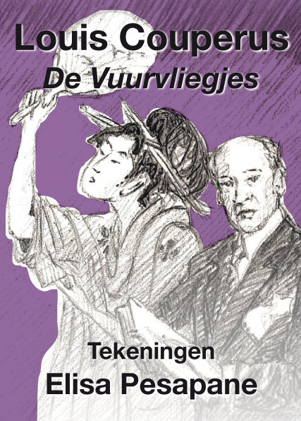 Omslag van Louis Couperus – De vuurvliegjes, handgemaakt MatchBoox-miniatuurboek – MatchBoox productafbeelding