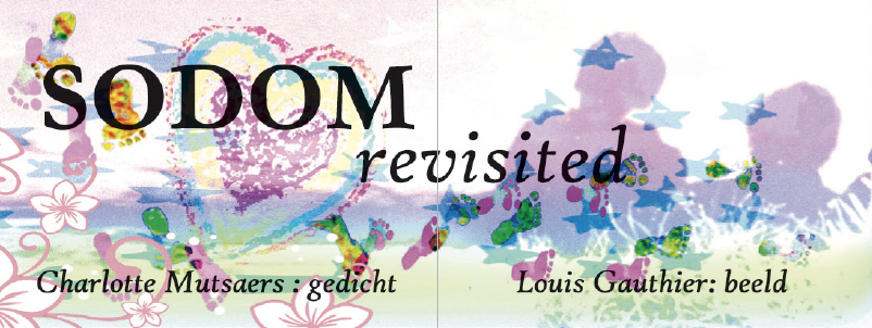 Inkijkpagina uit Louis Gauthier illustraties – Sodom revisited, met tekst en originele illustraties – MatchBoox productafbeelding