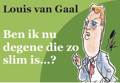 Omslag van Louis van Gaal – Ben ik nu degene die zo slim is, handgemaakt MatchBoox-miniatuurboek – MatchBoox productafbeelding 1
