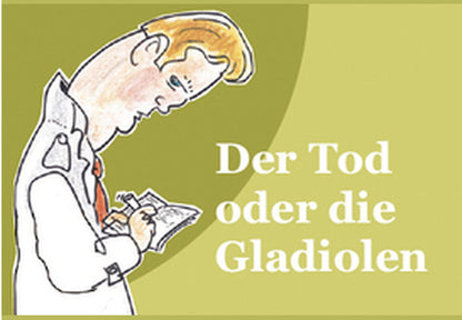 Omslag van Louis van Gaal – Der Tod oder die Gladiolen, handgemaakt MatchBoox-miniatuurboek