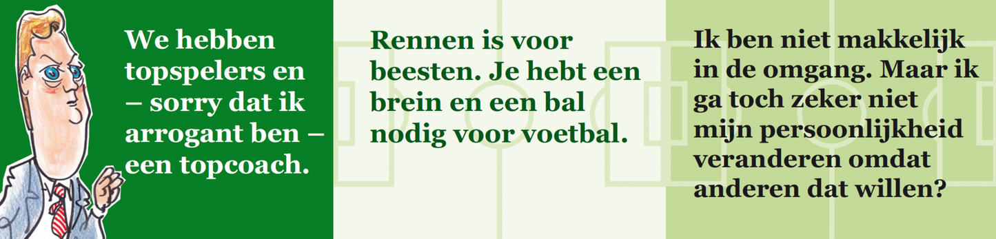 Inkijkpagina uit Louis van Gaal Serie, met tekst en originele illustraties (2) – MatchBoox productafbeelding