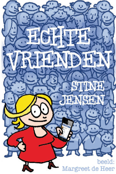 Omslag van Margreet de Heer strips – Echte vrienden, handgemaakt MatchBoox-miniatuurboek – MatchBoox productafbeelding