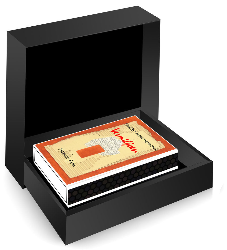 Maximo Felix illustraties – Vermiljoen in de luxe MatchBoox-geschenkdoos – MatchBoox productafbeelding 2