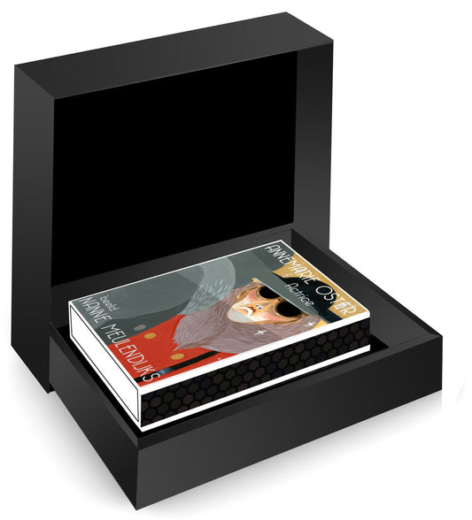 Nanne Meulendijks illustraties – Actrice in de luxe MatchBoox-geschenkdoos – MatchBoox miniatuurboek
