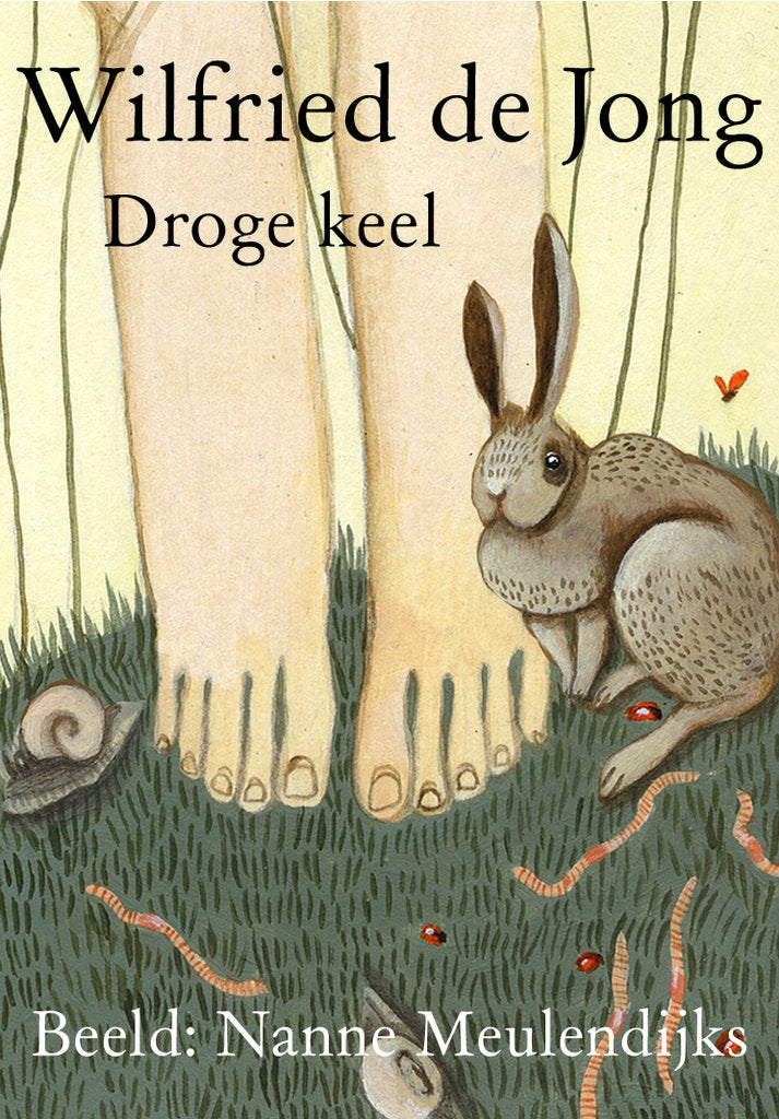 Omslag van Nanne Meulendijks illustraties – Droge keel, handgemaakt MatchBoox-miniatuurboek – MatchBoox productafbeelding