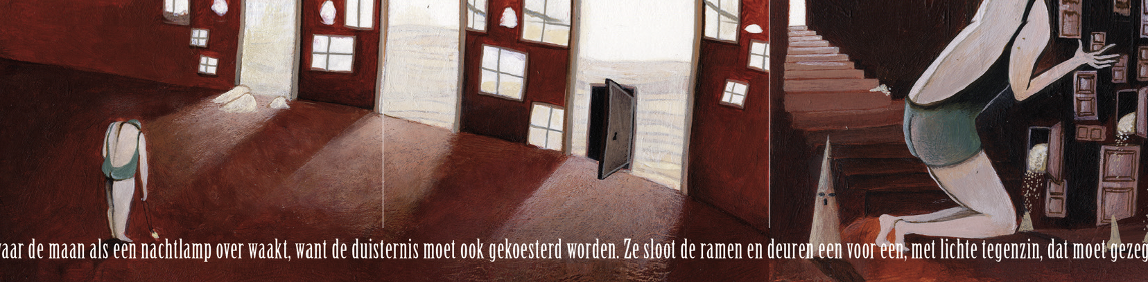 Inkijkpagina uit Nanne Meulendijks illustraties – Ramen en deuren, met tekst en originele illustraties (3) – MatchBoox productafbeelding 6