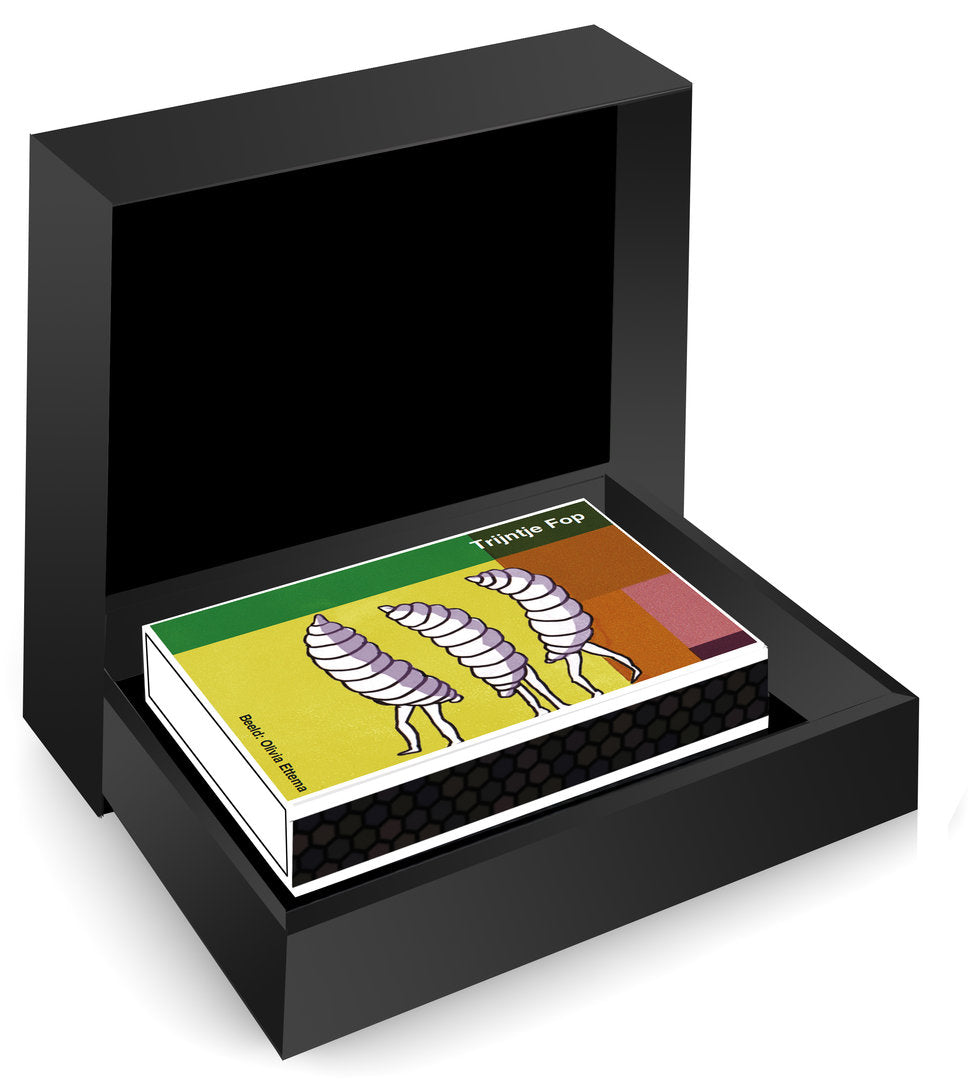 Olivia Ettema illustraties – op een made in de luxe MatchBoox-geschenkdoos – MatchBoox productafbeelding