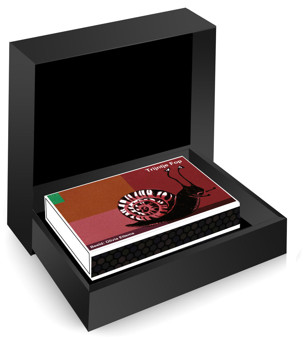 Olivia Ettema illustraties – Op twee slakken in de luxe MatchBoox-geschenkdoos – MatchBoox productafbeelding 2