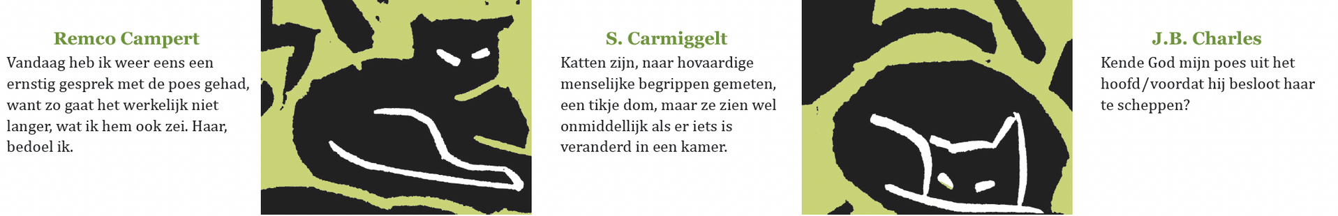 Inkijkpagina uit Olivia Ettema illustraties – Bekende schrijvers over katten 1, met tekst en originele illustraties (2) – MatchBoox productafbeelding 5
