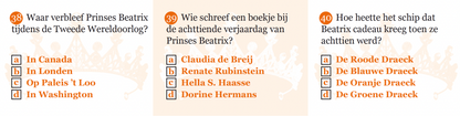 Inkijkpagina uit Erik Varekamp illustraties – Lang Leve Ons Oranjehuis, met tekst en originele illustraties (3)