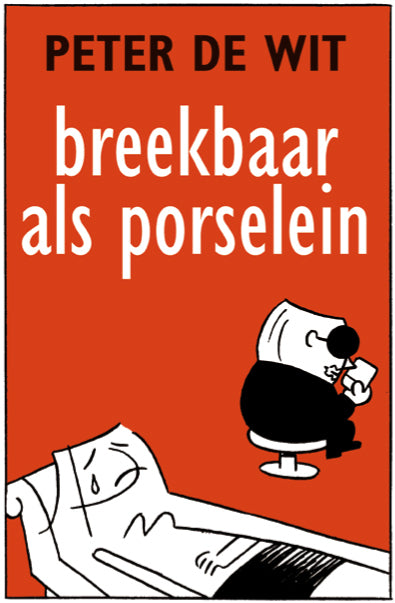 Omslag van Peter de Wit – Breekbaar als porselein, handgemaakt MatchBoox-miniatuurboek