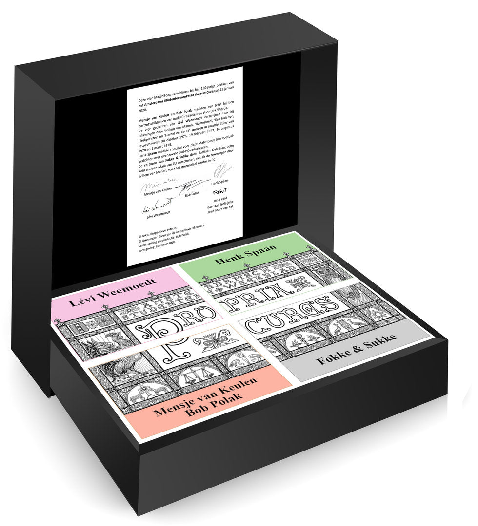 Propria Cures Serie in een luxe zwarte MatchBoox-cassette – MatchBoox productafbeelding