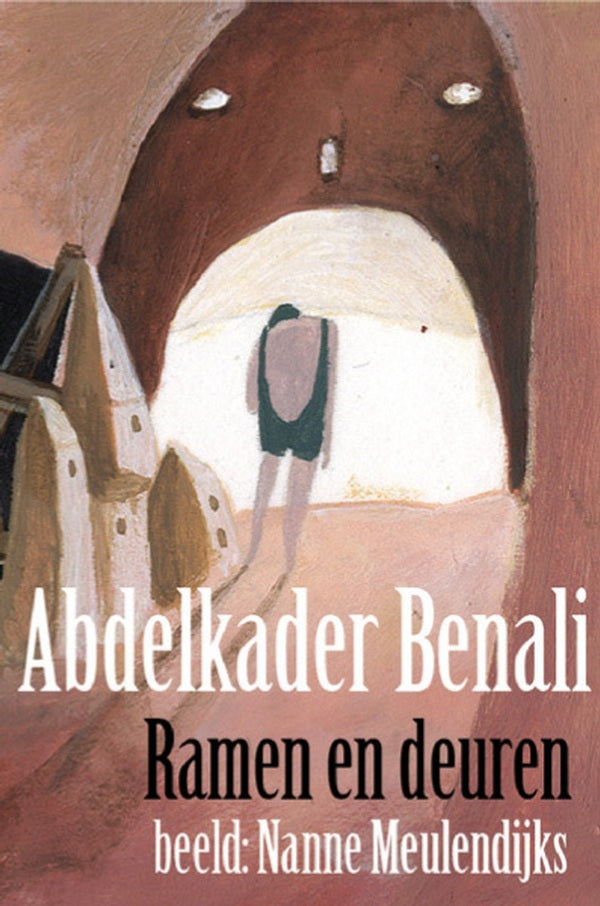 Cover van Ramen en deuren van Abdelkader Benali, met beeld van Nanne Meulendijks, uitvouwbaar miniatuurboek van MatchBoox. – MatchBoox productafbeelding