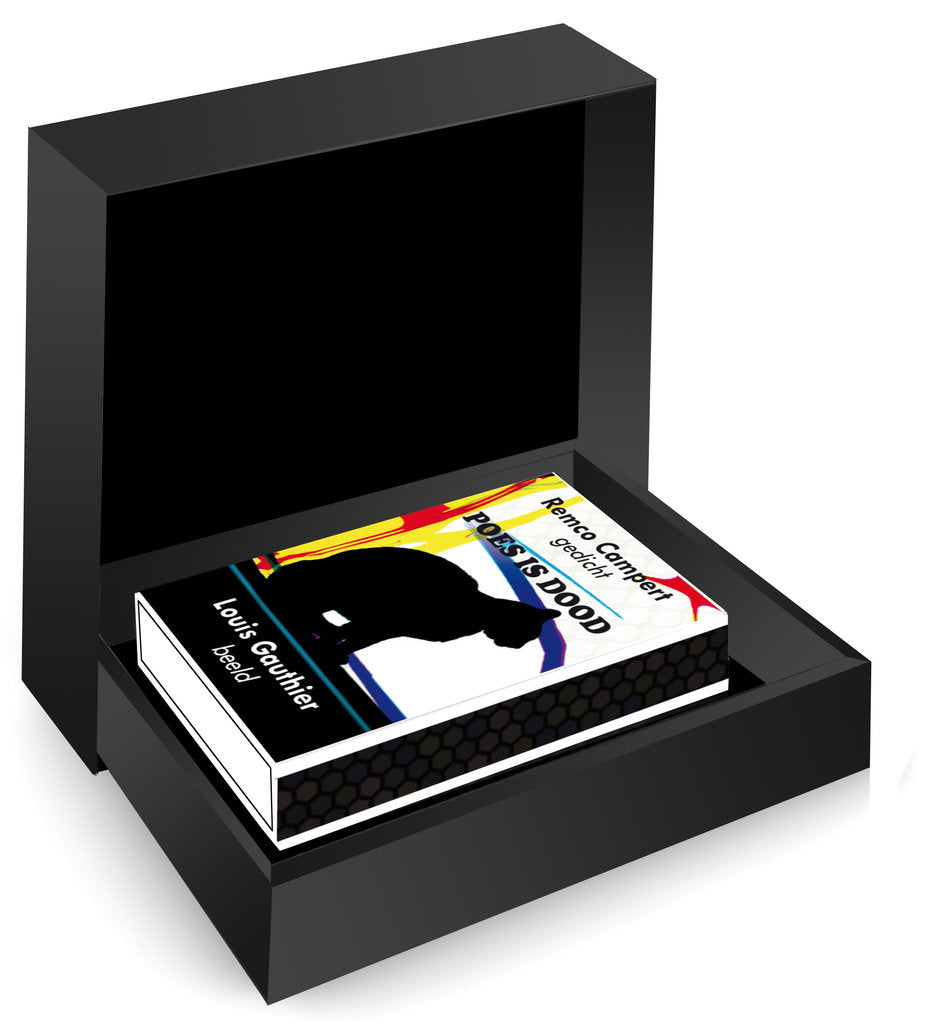 Remco Campert – Poes is dood in de luxe MatchBoox-geschenkdoos – MatchBoox productafbeelding