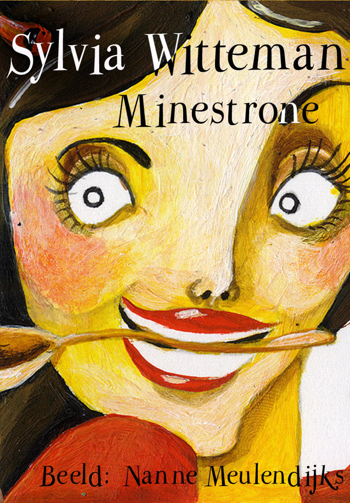 Omslag van Sylvia Witteman – Minestrone, handgemaakt MatchBoox-miniatuurboek – MatchBoox productafbeelding 1