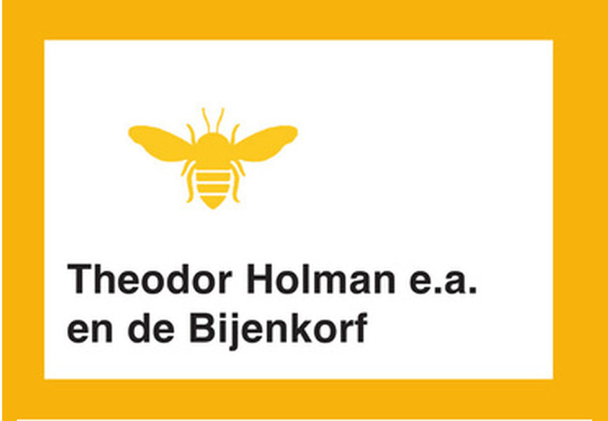 Omslag van Theodor Holman – De Bijenkorf Amsterdam, handgemaakt MatchBoox-miniatuurboek – MatchBoox productafbeelding