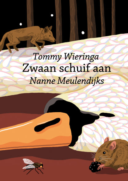 Omslag van Tommy Wieringa – Zwaan schuif aan, handgemaakt MatchBoox-miniatuurboek
