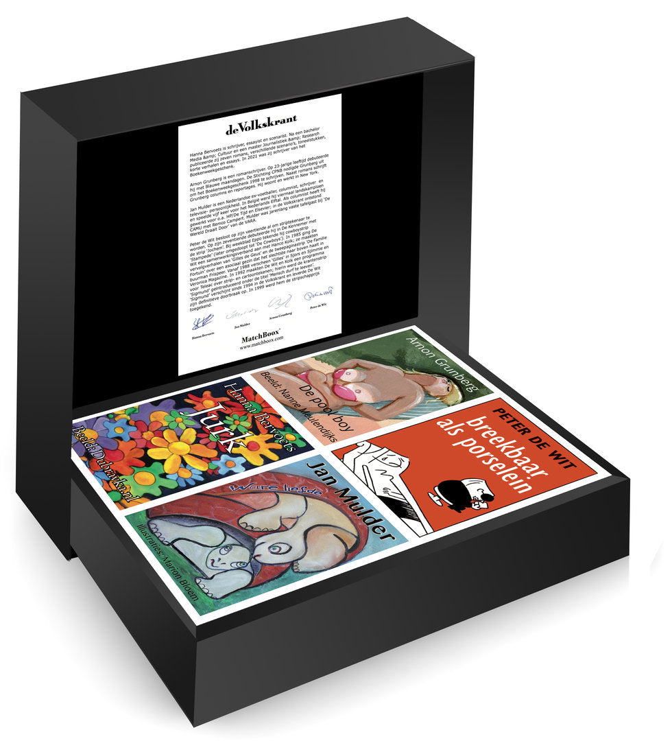 Volkskrant Serie 2 in een luxe zwarte MatchBoox-cassette – MatchBoox productafbeelding
