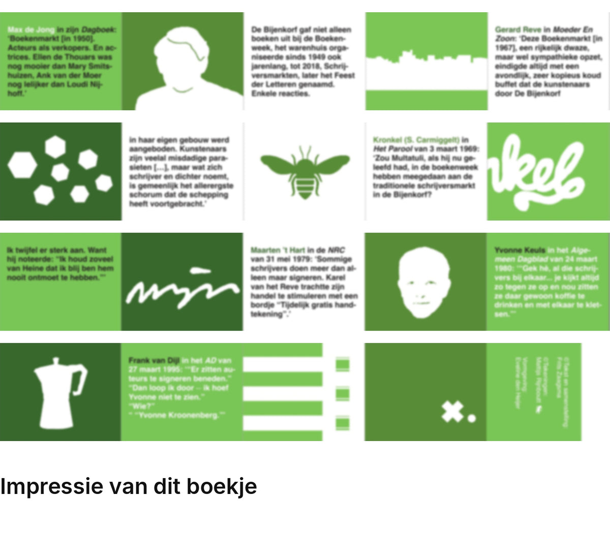 Impressie pagina’s miniatuurboekje Max de Jong en de Bijenkorf Amsterdam – MatchBoox