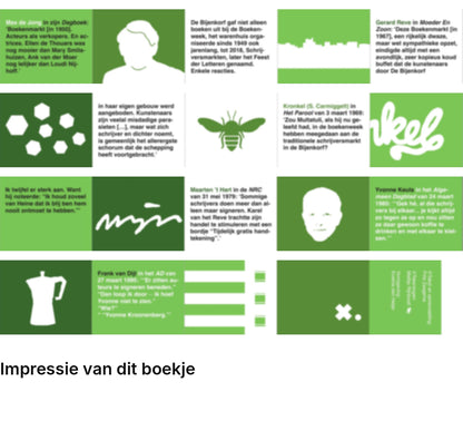 Impressie pagina’s miniatuurboekje Max de Jong en de Bijenkorf Amsterdam – MatchBoox