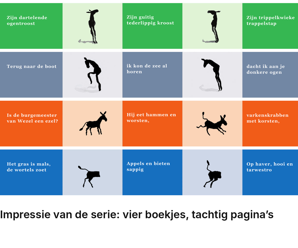 Impressie pagina’s serie miniatuurboekjes Mensje van Keulen Serie – MatchBoox