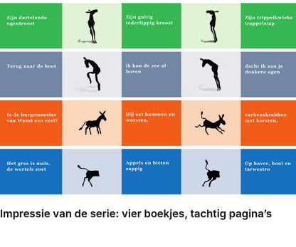 Impressie pagina’s serie miniatuurboekjes Mensje van Keulen Serie – MatchBoox