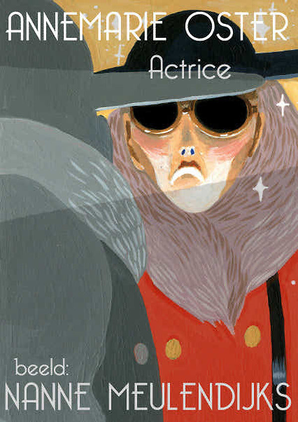 Cover miniatuurboekje Nanne Meulendijks illustraties – Actrice – MatchBoox