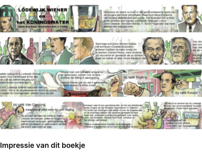 Impressie pagina’s miniatuurboekje Nop Maas - Over Wiener en het Koningswater – MatchBoox